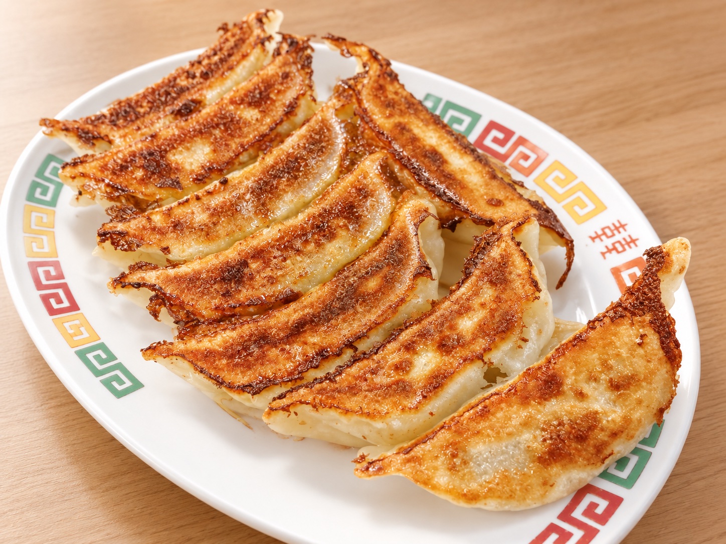 餃子のジャンボのミニジャンボを家庭で焼いたイメージ